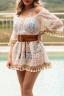 Minivestido de verano de encaje Bangui, beige
