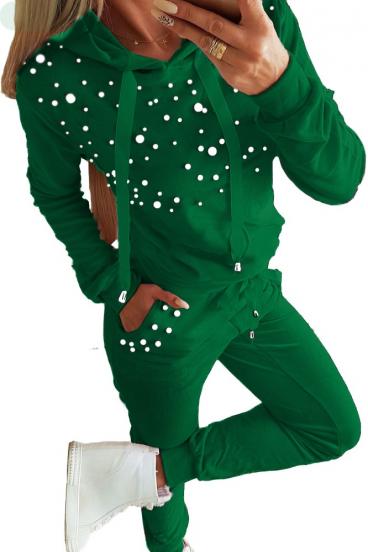 Conjunto de chándal con capucha Tinsely, verde