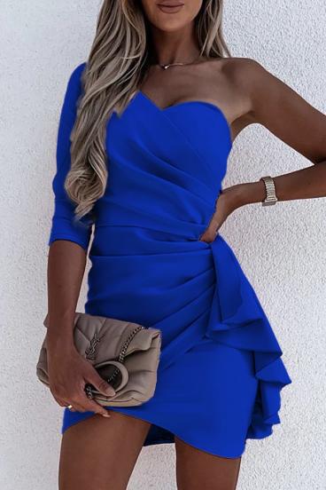 Mini vestido elegante con volantes Ricaletta, azul