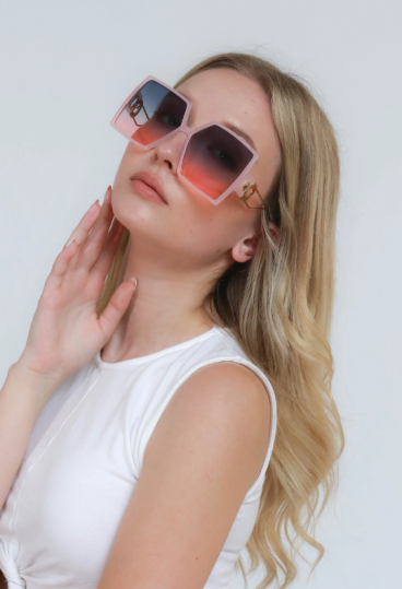 Gafas de sol de moda, ART2162, rosa
