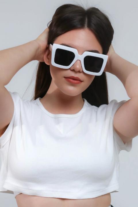 Gafas de sol de moda, ART2170, blanco