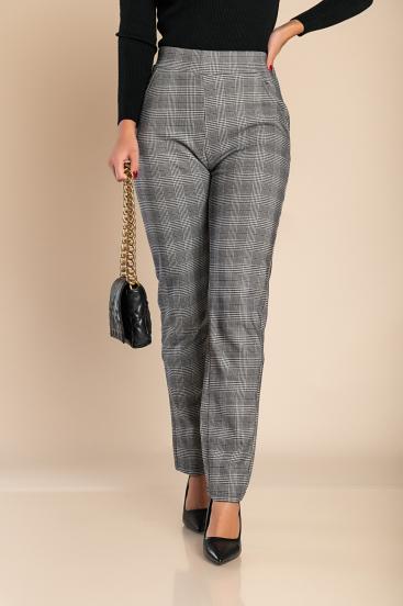 Pantalón de moda con estampado, gris