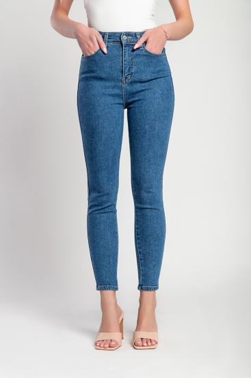"Luxe Jeans" Vaqueros pitillo de cintura alta y superelásticos