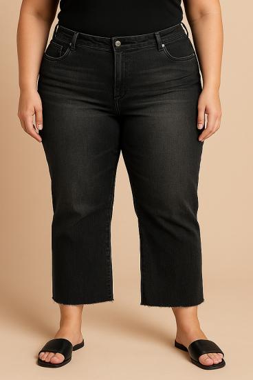 Jeans talla grande, gris