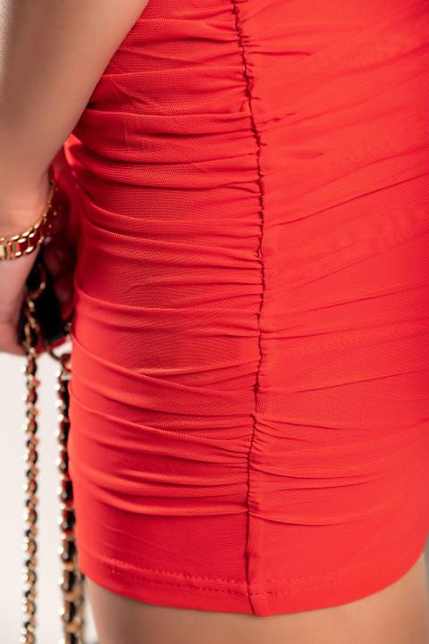 Mini vestido elegante Atessa, rojo