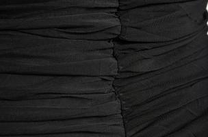 Mini vestido elegante Atessa, negro
