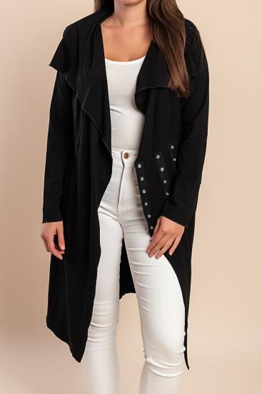 Cardigan con detalles decorativos, negro