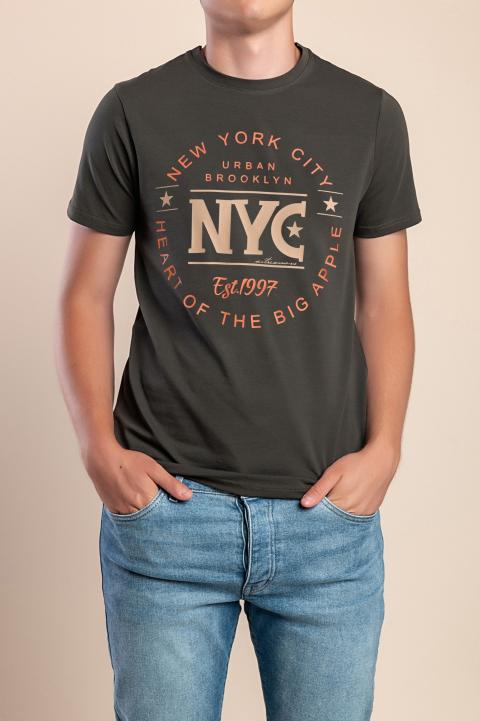 Camiseta de hombre, oliva
