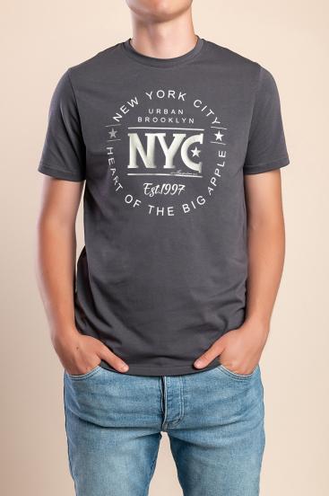 Camiseta para hombre, gris