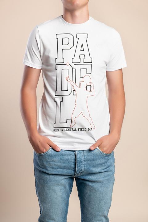 Camiseta de algodón para hombre, blanca