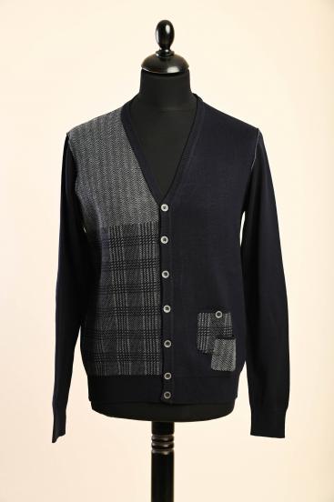 Suéter para hombre, azul oscuro