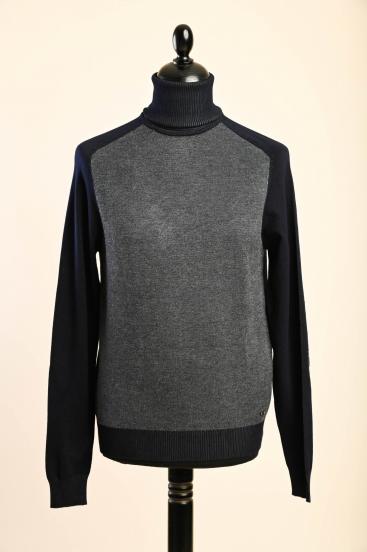 Suéter para hombre, azul oscuro