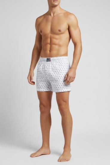 Boxers de algodón para hombre, blancos