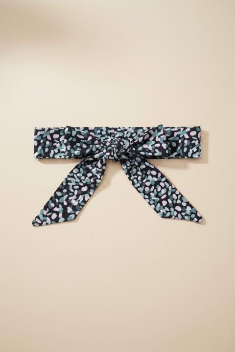 Cinturón con estampado, menta