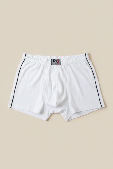 Boxers de algodón para hombre, blancos