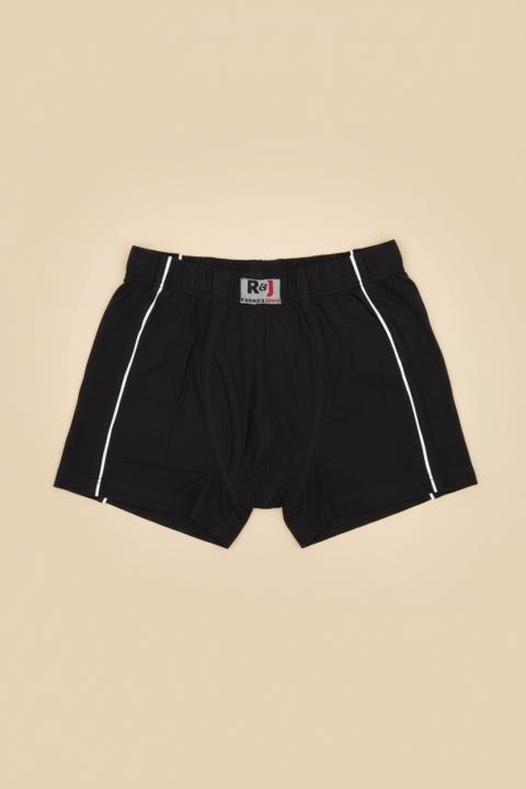 Boxers de algodón para hombre, negros