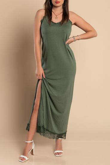 VESTIDO PRIMAROSA - ACEITUNA