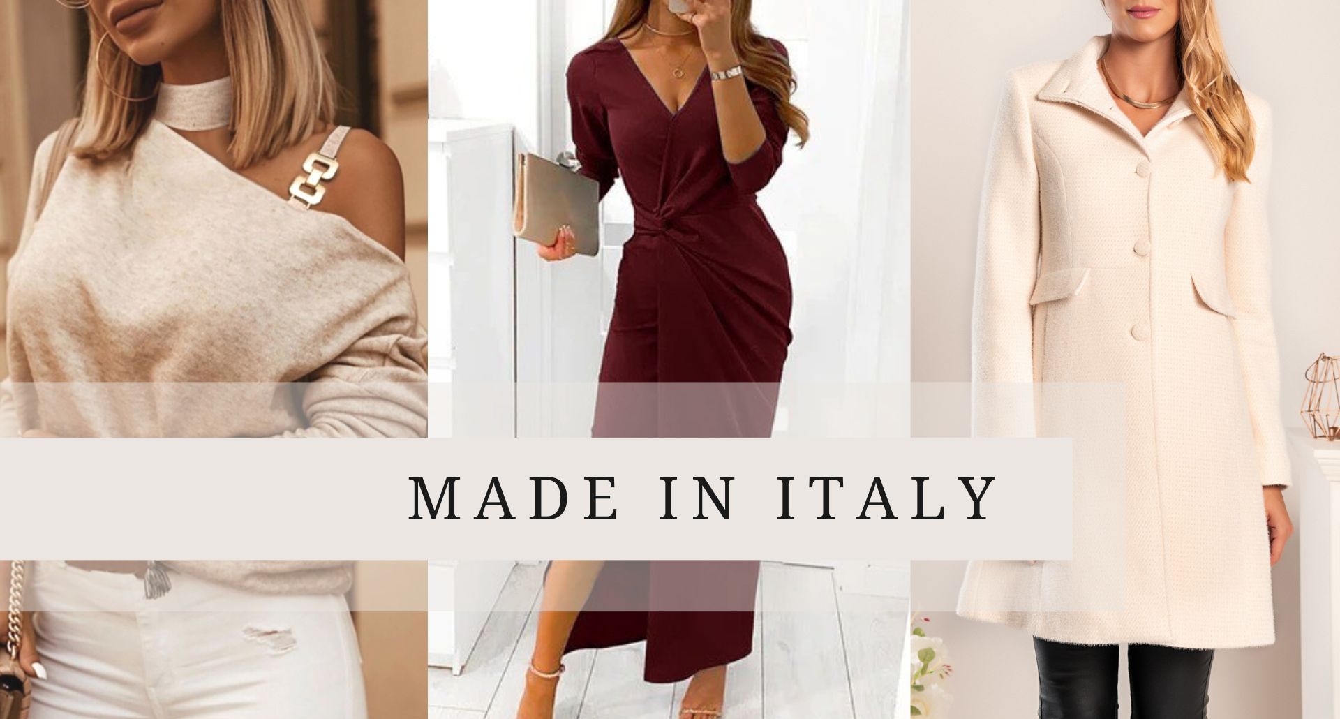 100% HECHO EN ITALIA | Artículos Fenzy.es - moda y accesorios de moda